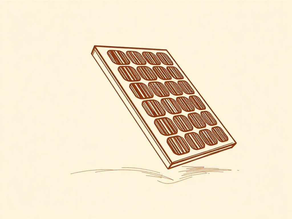 Sleek monocrystalline solar panel with uniform dark cells